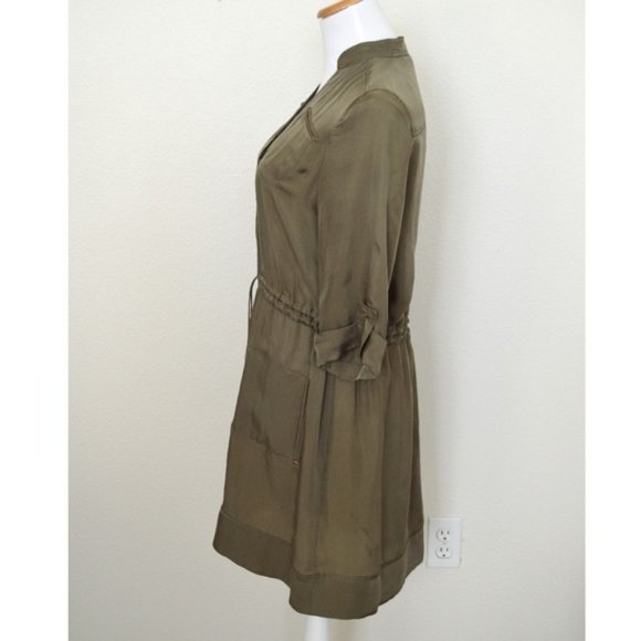 Diane Von Furstenberg olive Dress 8, like new - Picture 5 of 8